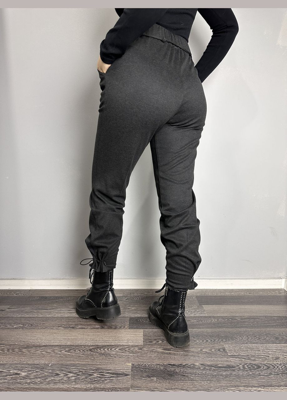 Женские тёплые штаны серые джогеры MKJL1121011-1 Modna KAZKA (278259098)