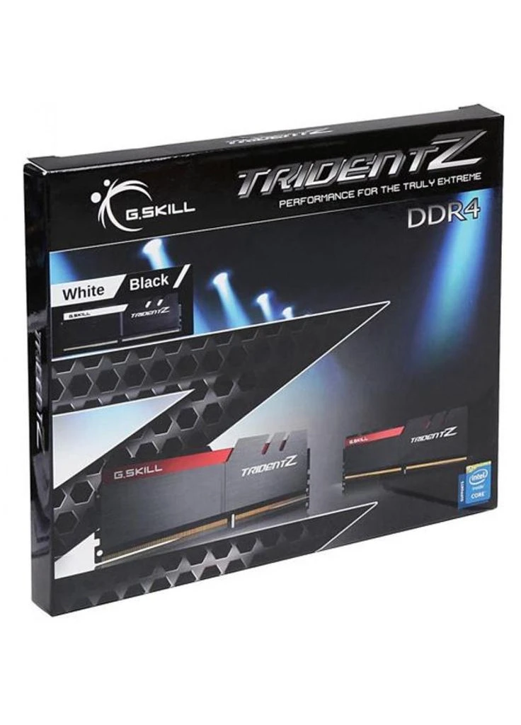 Модуль пам'яті для комп'ютера DDR4 16GB (2x8GB) 3200 MHz Trident Z Black H/White (F4-3200C16D-16GTZKW) G.SKILL (305319737)