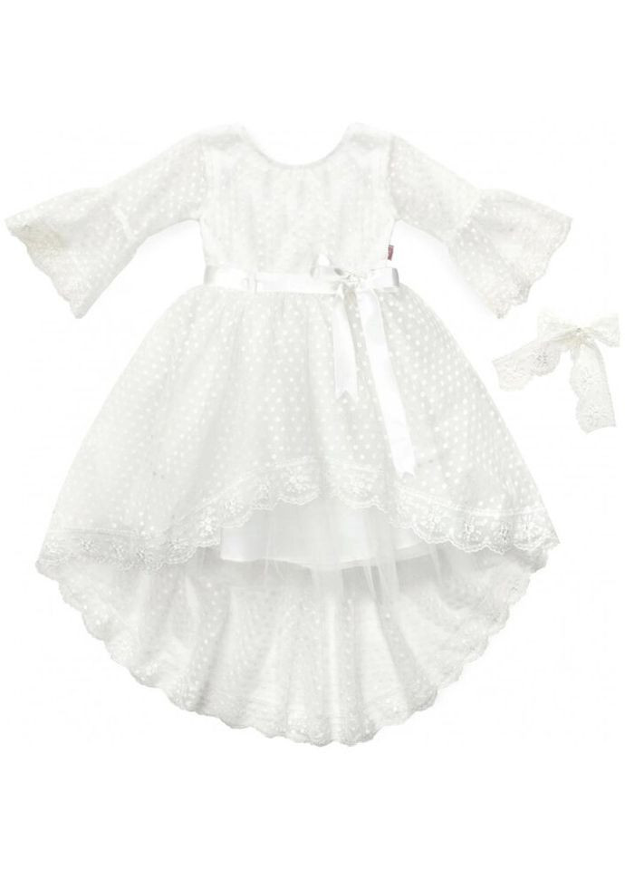 Комбінована сукня tivido святкова з прикрасою (1866-116g-cream) Breeze (300624898)