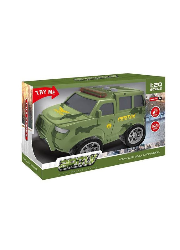 Дитяча військова машинка «City Series ARMY» 661-043D світло, музика Bambi (302713364)