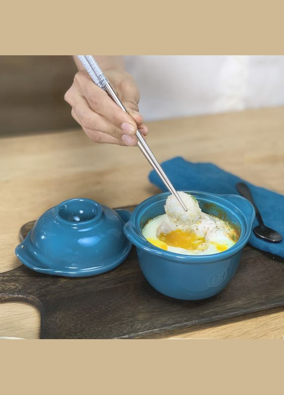 Форма порційна для приготування/подавання яєць із підставкою 0.3 л Clay (028409) Emile Henry (299396112)