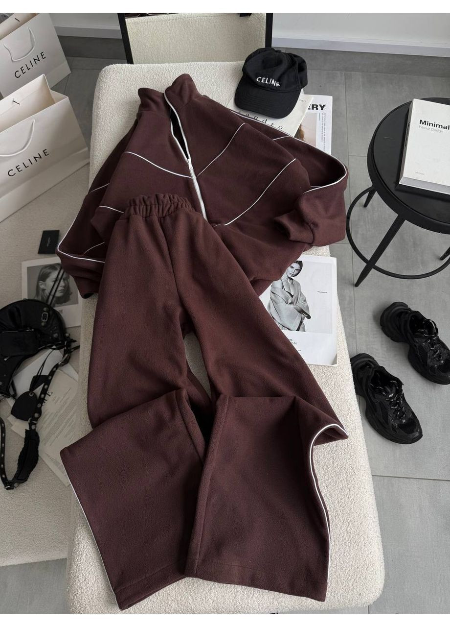 Стильный теплый костюм из двустороннего флиса No Brand (366391822)