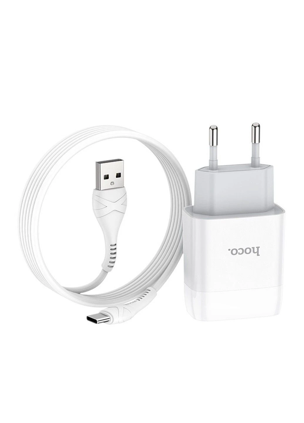 СЗУ C73A Glorious 2.4A (2USB-A) + кабель USB to Type-C Hoco (400158907)