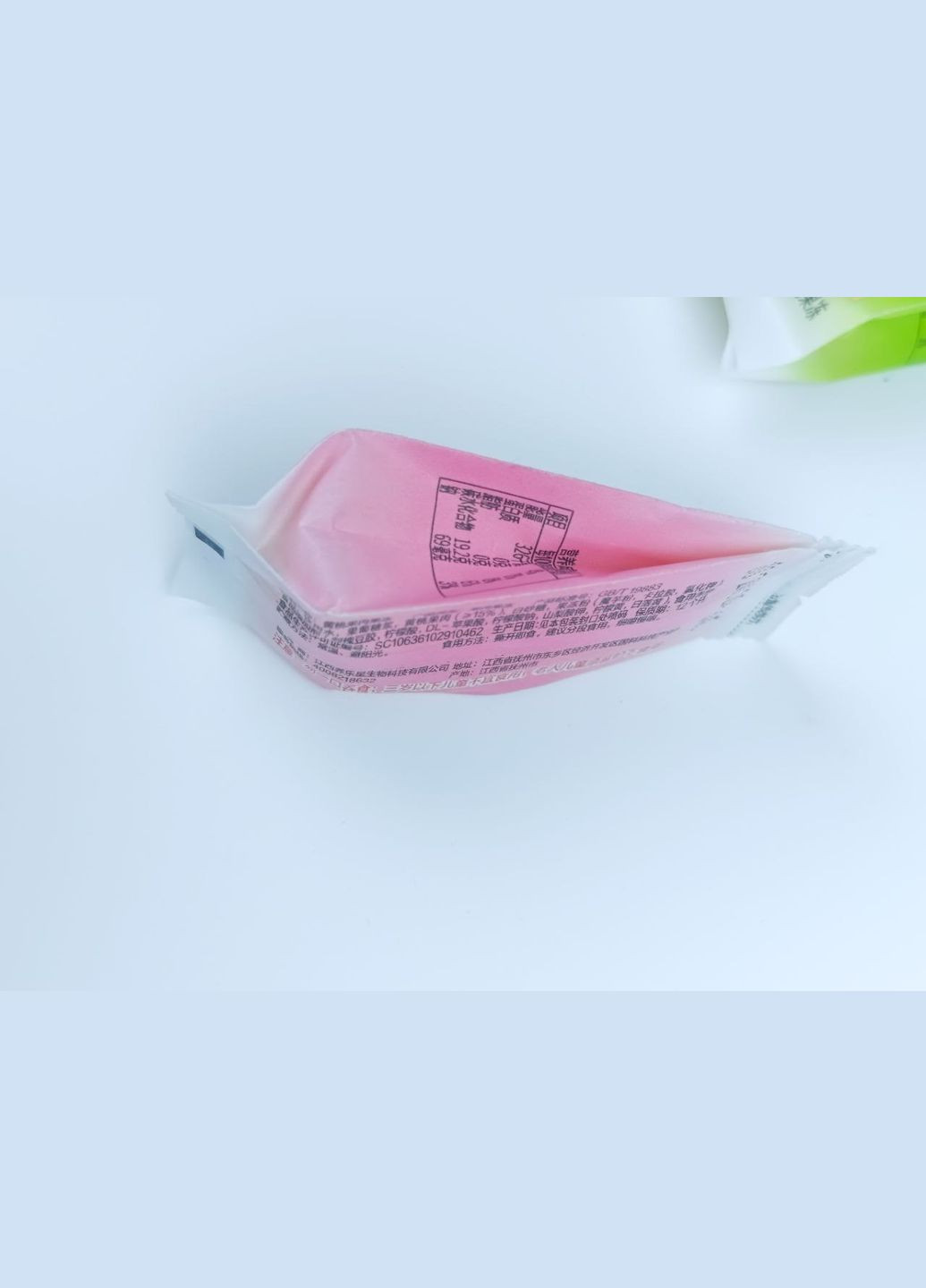 Набір соковмісного желе з фруктовими шматочками, 3 шт — ананас, апельсин, персик No Brand (341717199)