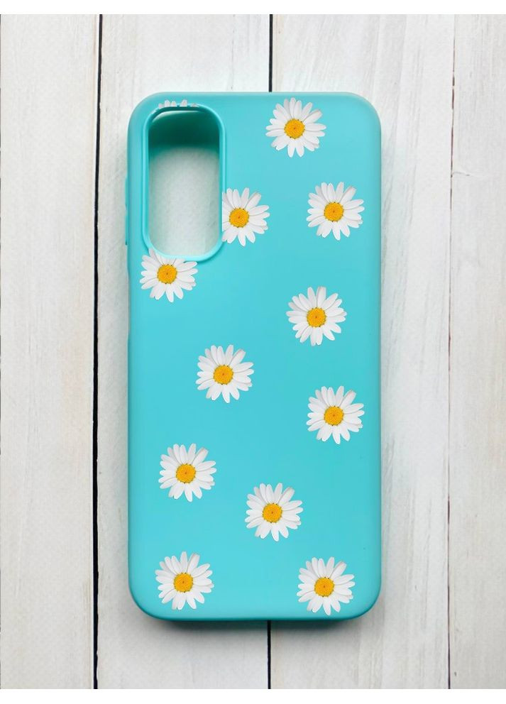 Матовый чехол на Samsung Galaxy A24:: Фон ромашки (принт 41) Creative (360672974)
