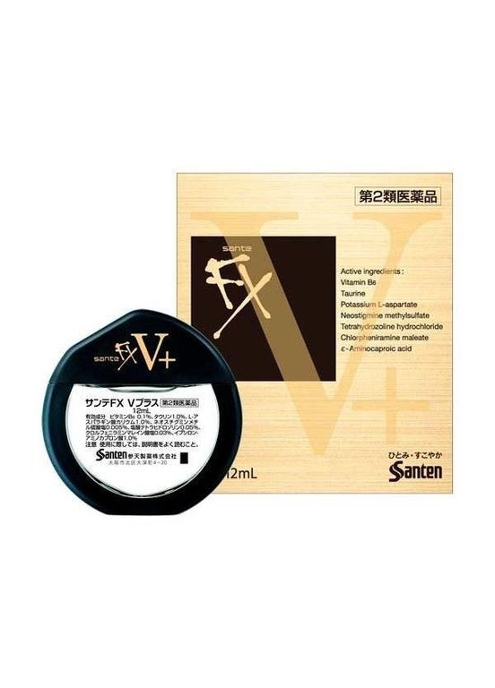 SANTEN FX V Plus краплі з вітаміном В6, 12 мл Santen Pharmaceutical (322290863)