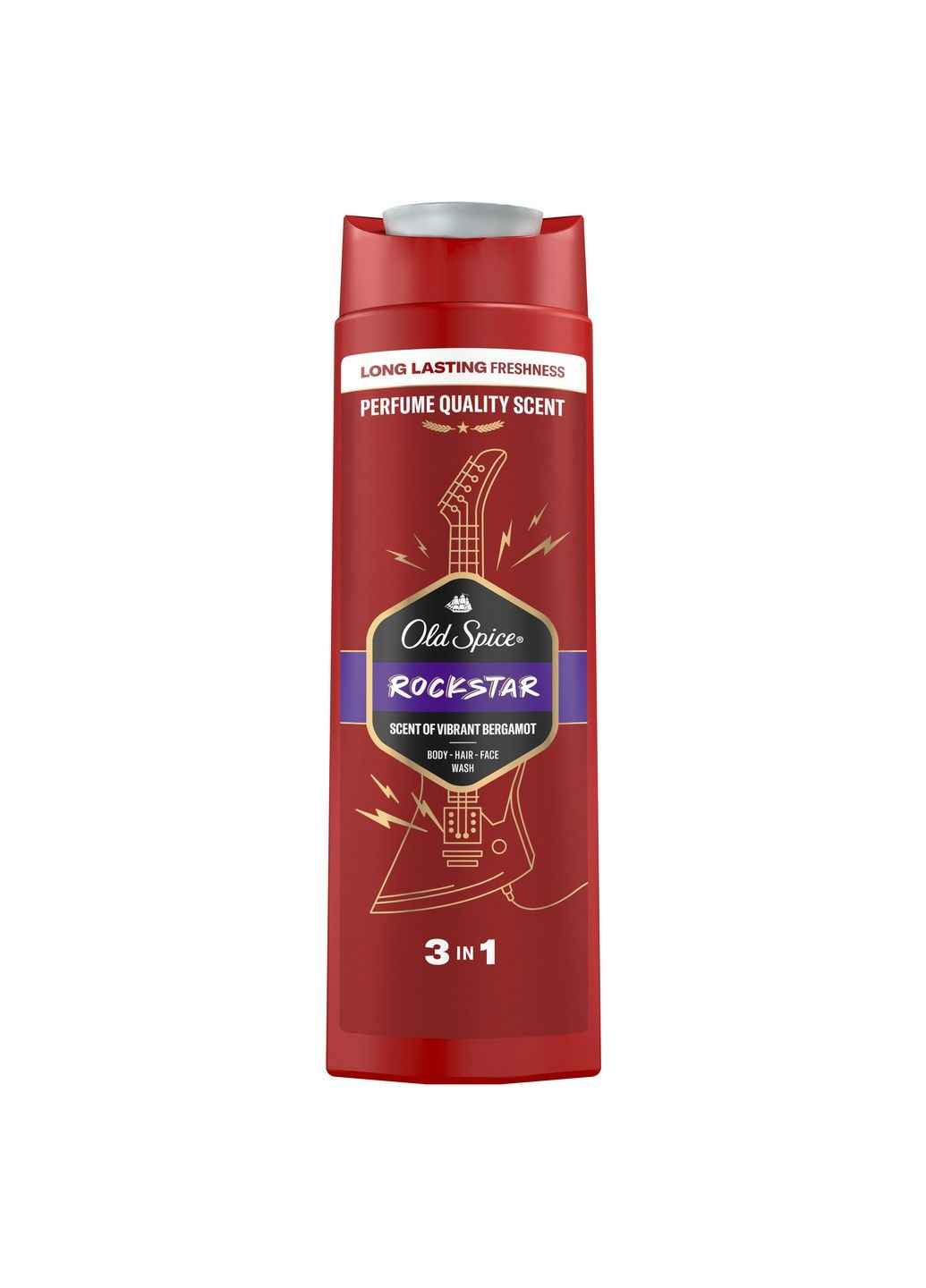 Гель для душу + шампунь 3-в-1 Rockstar 400 мл Old Spice (304559053)
