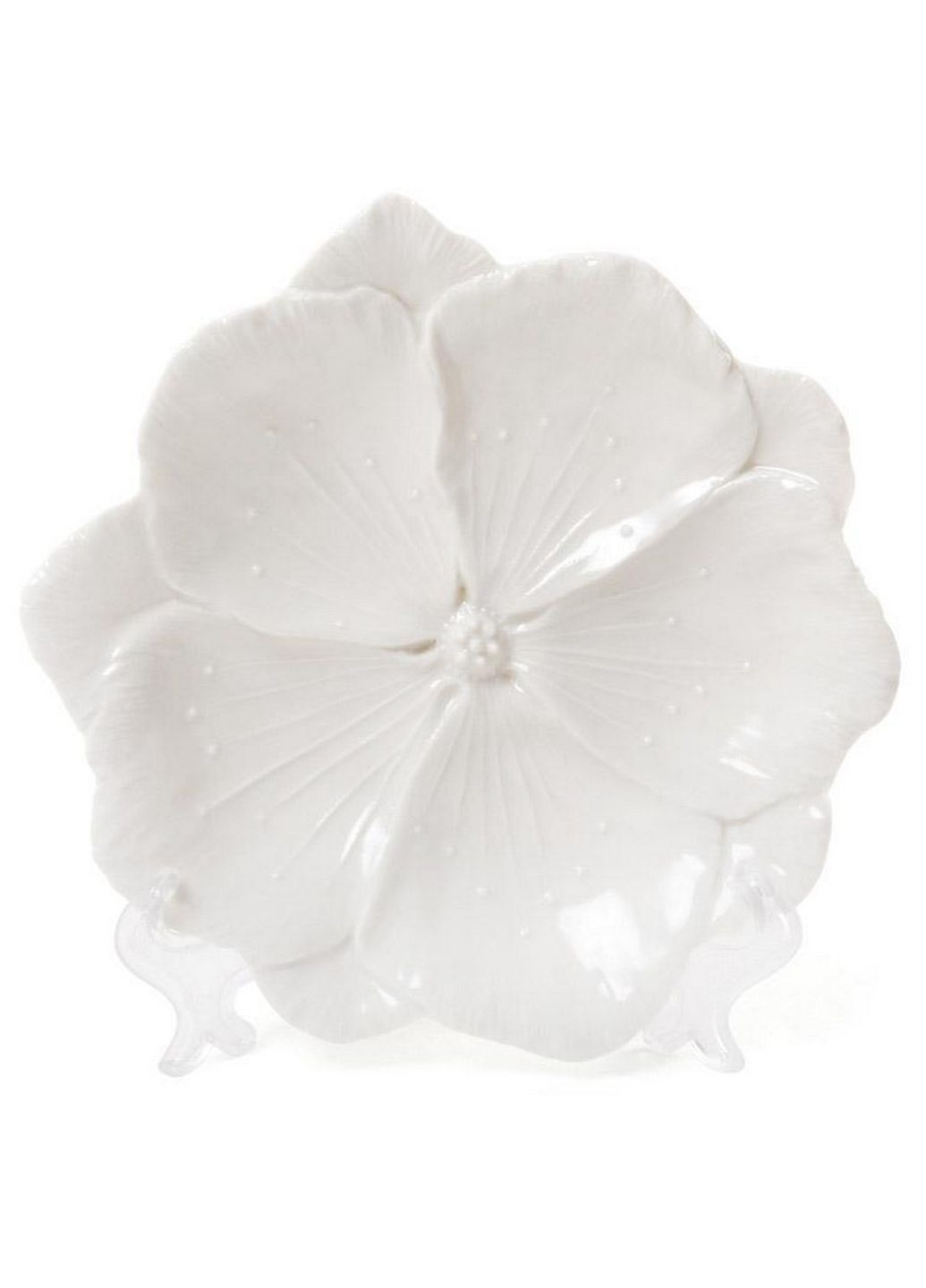 Набор 3 декоративных блюда "белый цветок", фарфор Bona (282592920)