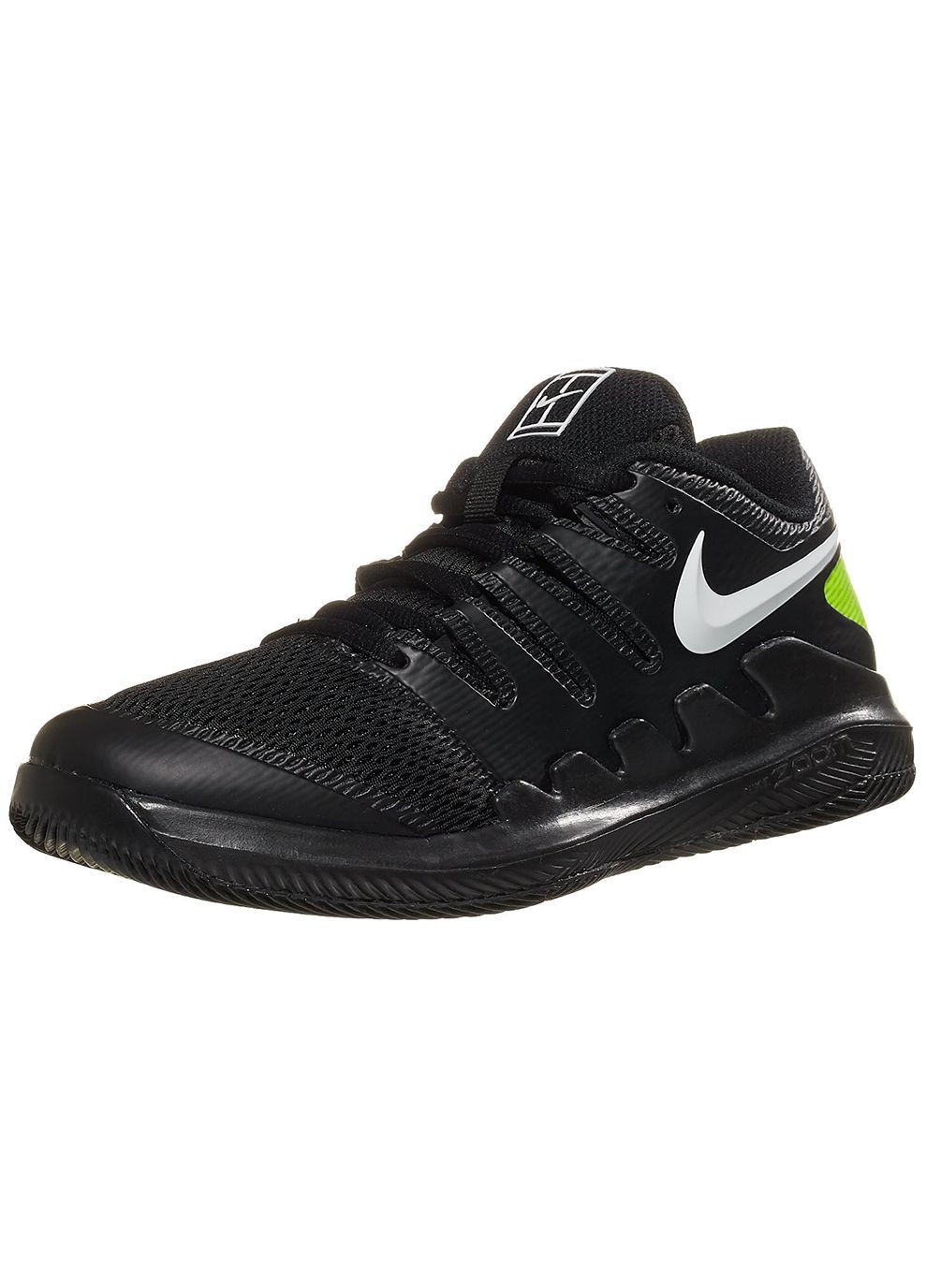 Чорні Осінні дитячі кросівки jr vapor x чорний Nike
