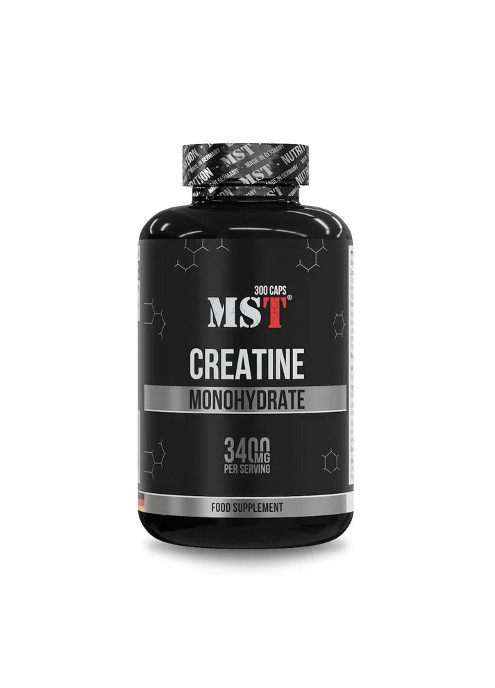 Креатин моногидрат Creatine Monohydrate 3400 мг 300 капсул MST (362971409)