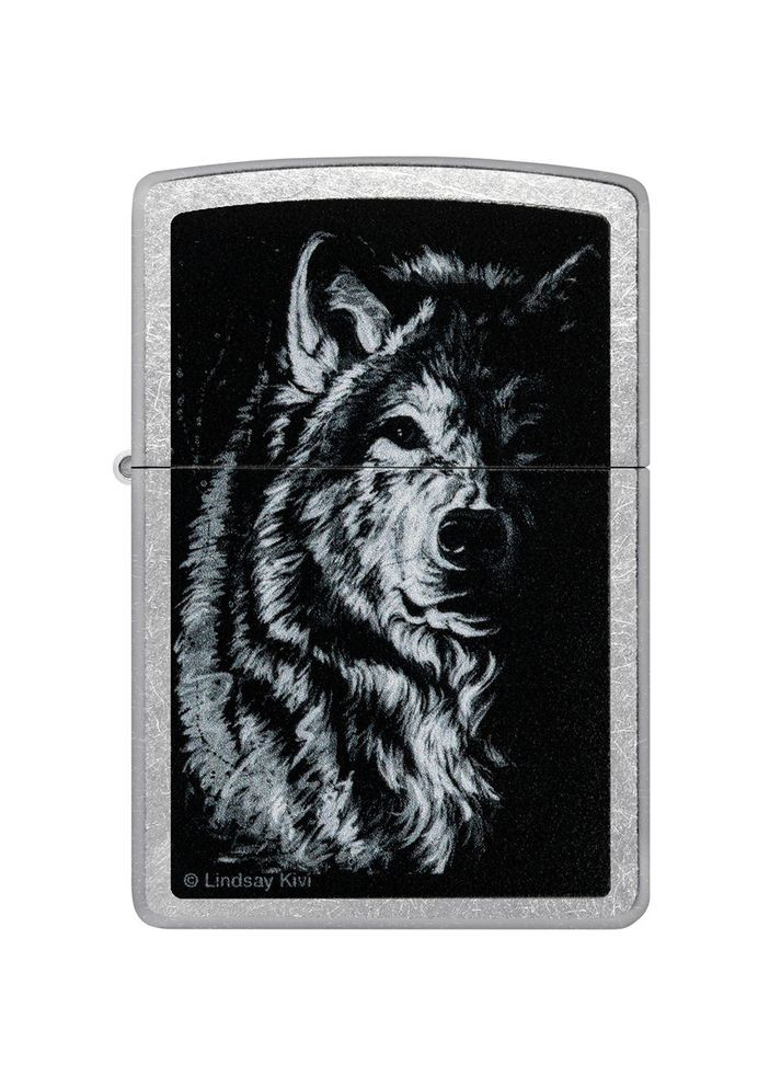 Запальничка Lindsay Kivi Shadow Wolf Design 46149 Zippo (369344070)