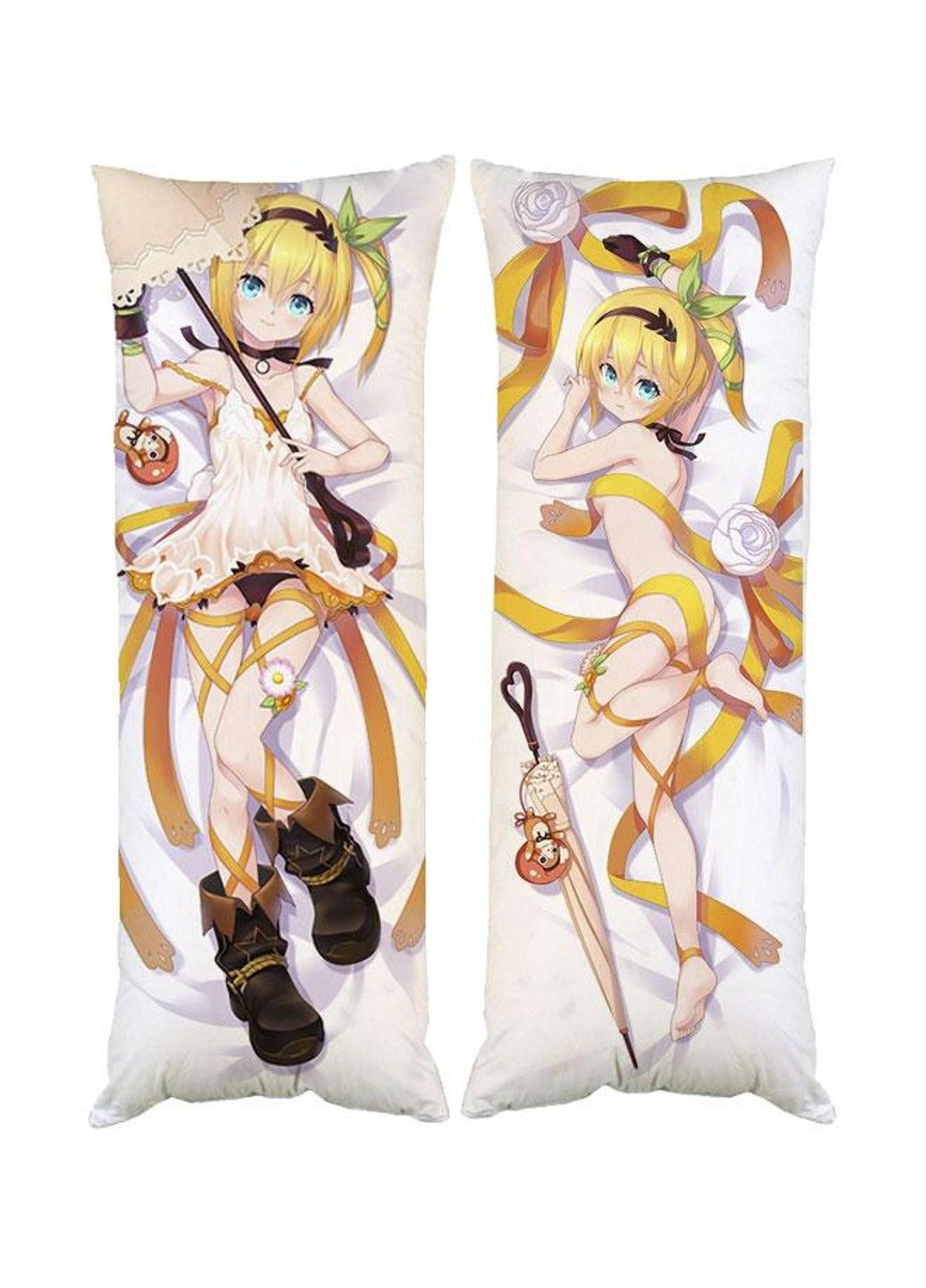 Подушка дакимакура аниме Эдна Edna Сказания Зестирии декоративная ростовая подушка для обнимания двусторонняя No Brand (328315328)