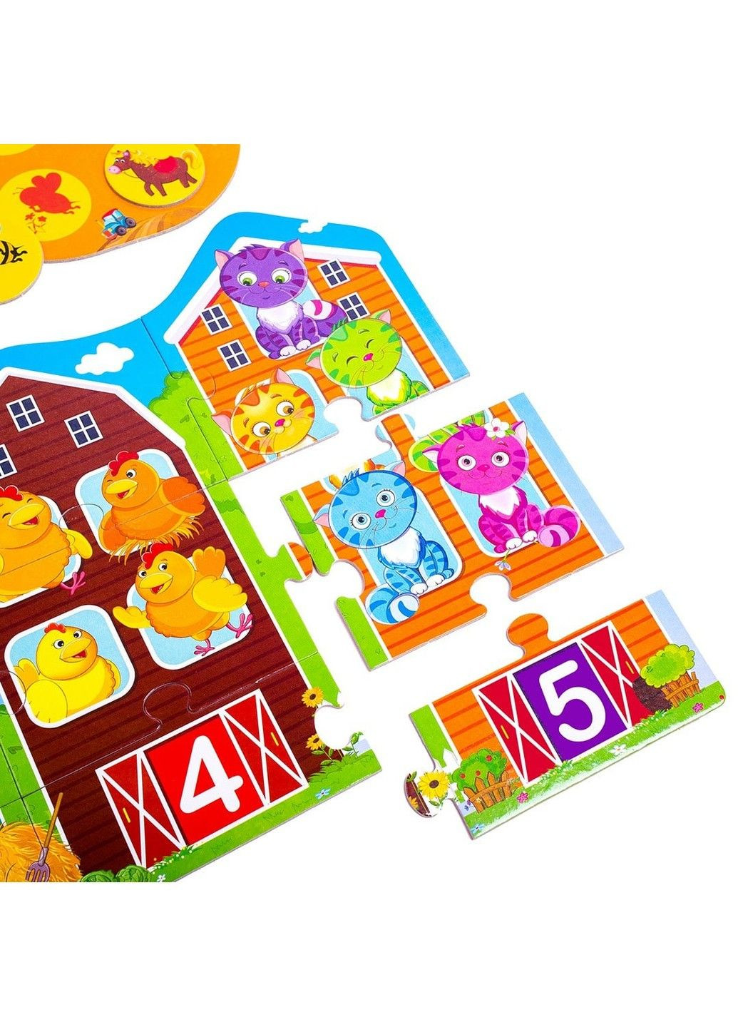 Большой развивающий набор 3 в 1 «Ферма» Vladi toys (304996692)