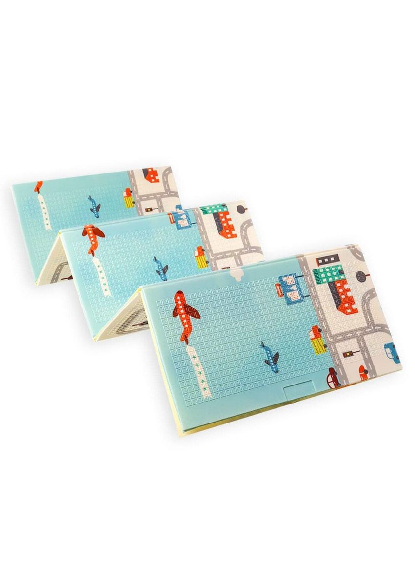 Дитячий складаний розвиваючий термокилимок 200х150х0.6см "Дорога | Ліс" (235) SW-00000155 Mat4baby (354829484)