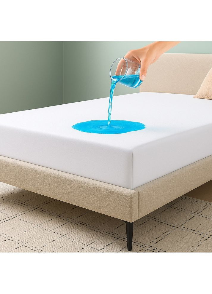 Наматрацник готельний Аква Стоп 120х200х23 см натяжний з гумкою по периметру захисний непромокальний IDEIA (367727602)