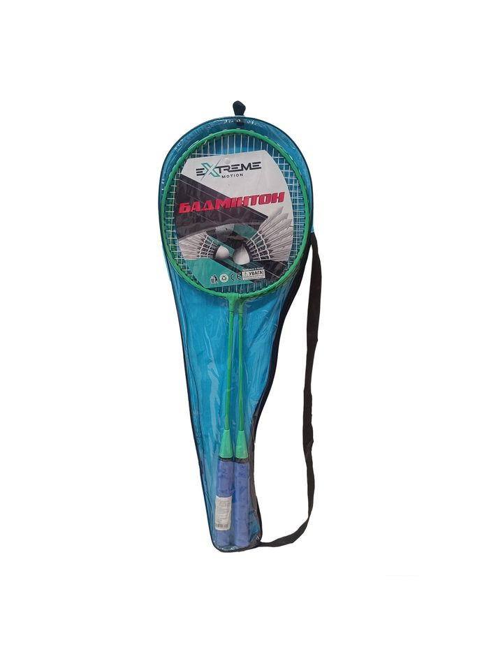 Набір Бадмінтону BD24155-(Green) 2 ракетки в чохлі, без воланчика Bambi (342025829)