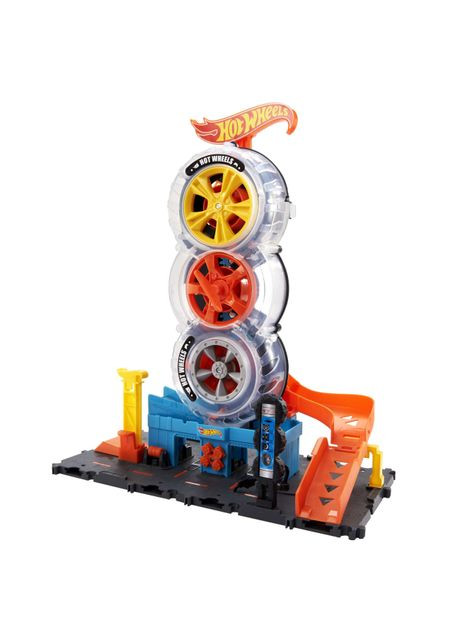 Трек-игровой набор City Головокружительные трюки на шиномонтаже (HDP02) Hot Wheels (367859697)