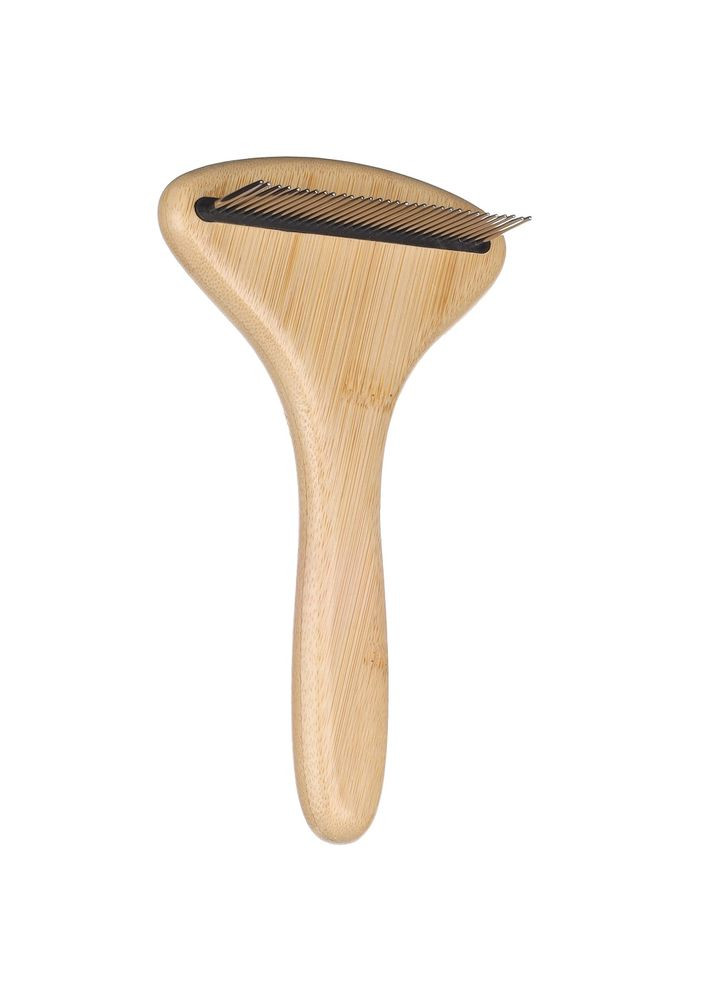 Грабли Bamboo для вычесывания подшерстка для собак 17 х 10 см 522390 (5400585214734) Flamingo (337664941)