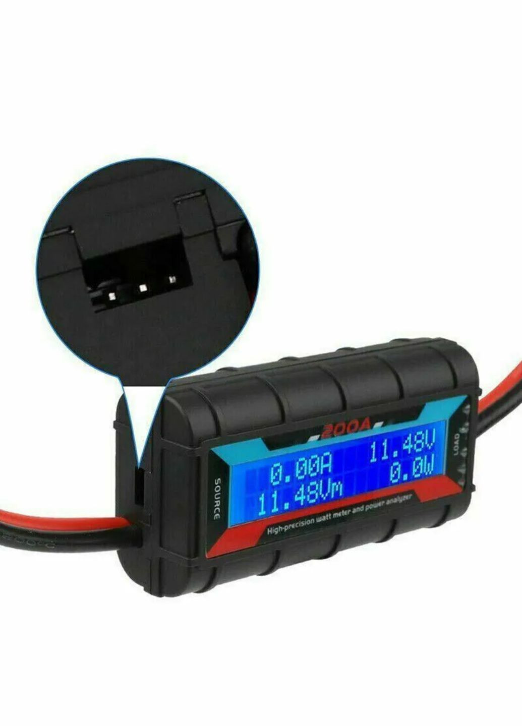 Амперметр вольтметр DC 60V 200А Измерение ёмкости аккумулятора No Brand (325835199)