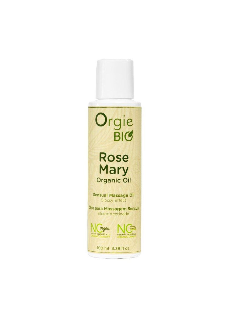 Масажна олія — Bio Rosemary Organic Oil (100 мл), органічна, веганська формула Orgie (327875904)