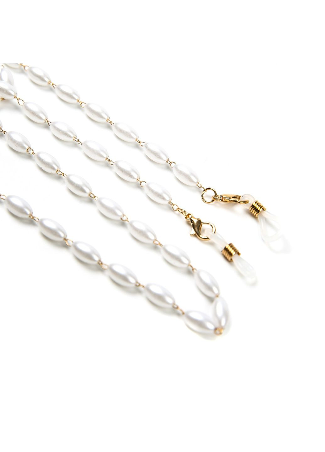 Ланцюжок для окулярів металевий з перлинними рисинками LuckyLOOK 776-531 (332944503)