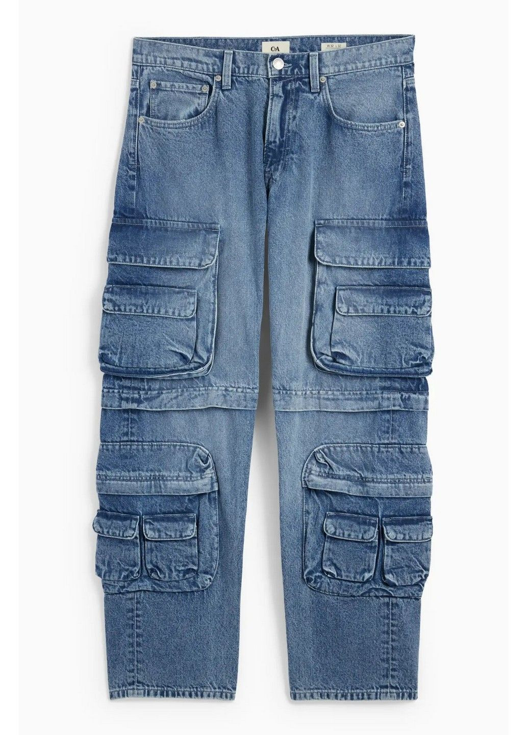 Синие демисезонные джинсы C&A