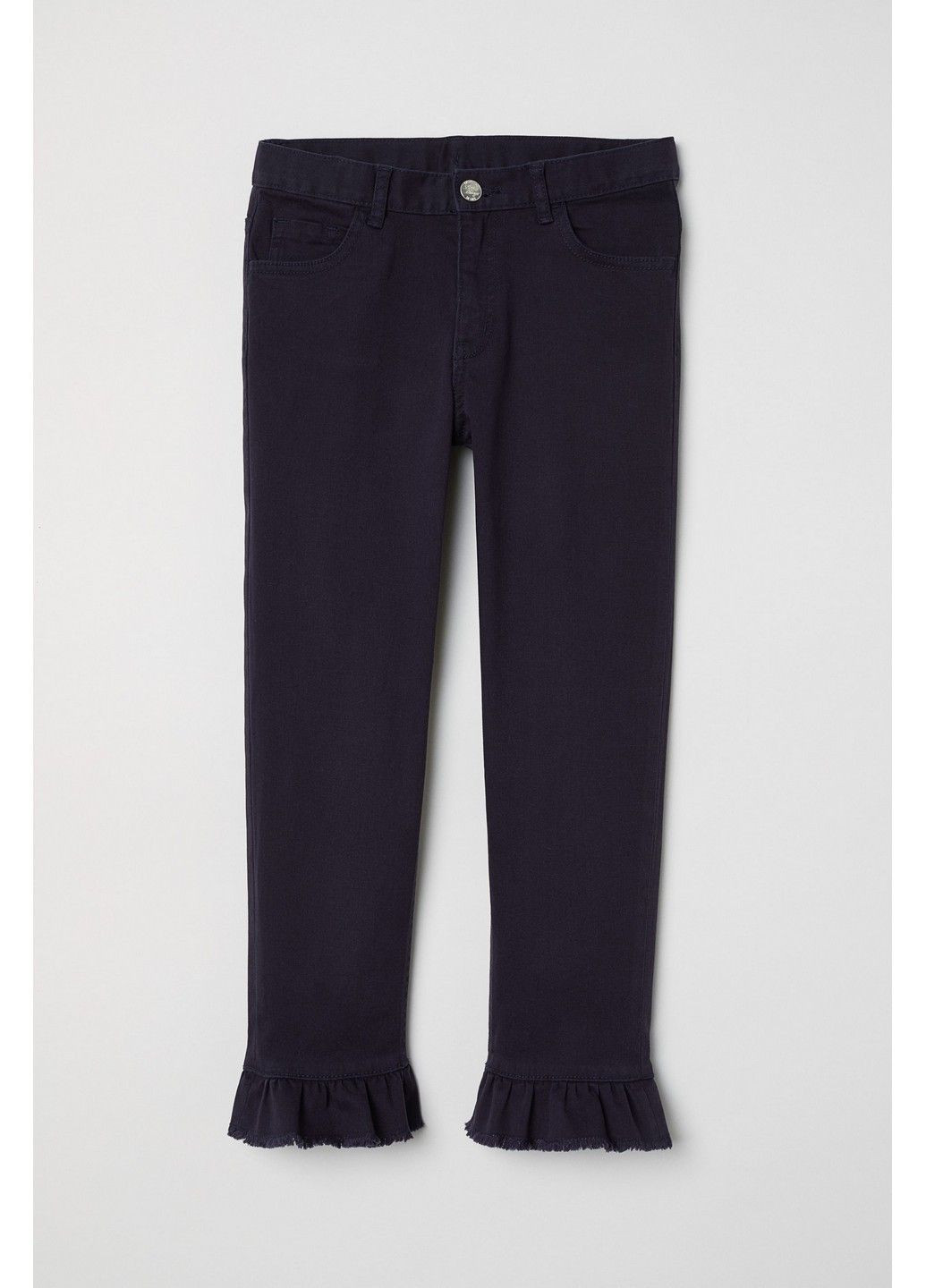 Черные демисезонные джинсы H&M