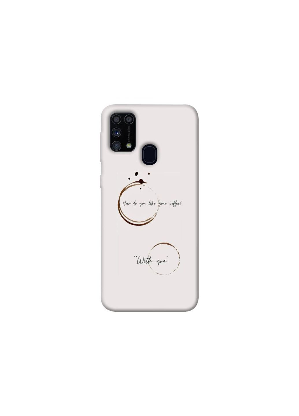 Чехол на Samsung Galaxy M31 Coffee with you Frontalka (355329355)
