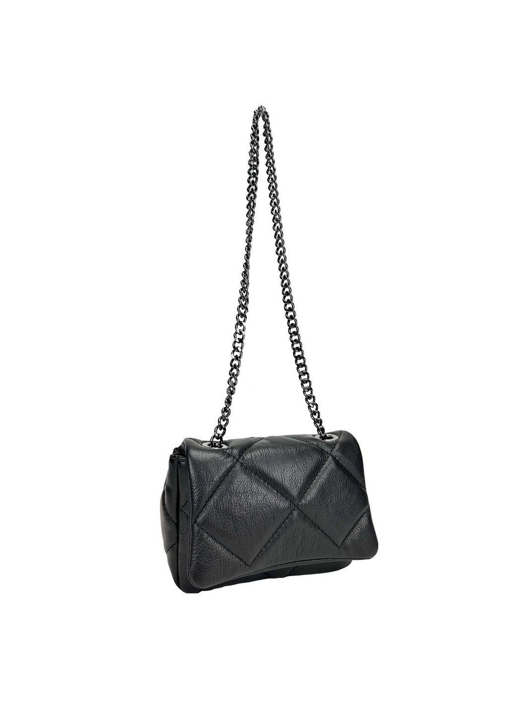 Стеганная женская мягкая сумочка на цепи Italy F-IT-98106A Firenze (292755461)