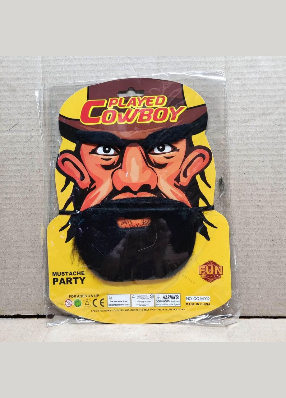 Набор пирата Томас "Рид-Айленд пират". Борода, усы, брови на планшете No Brand (370135530)