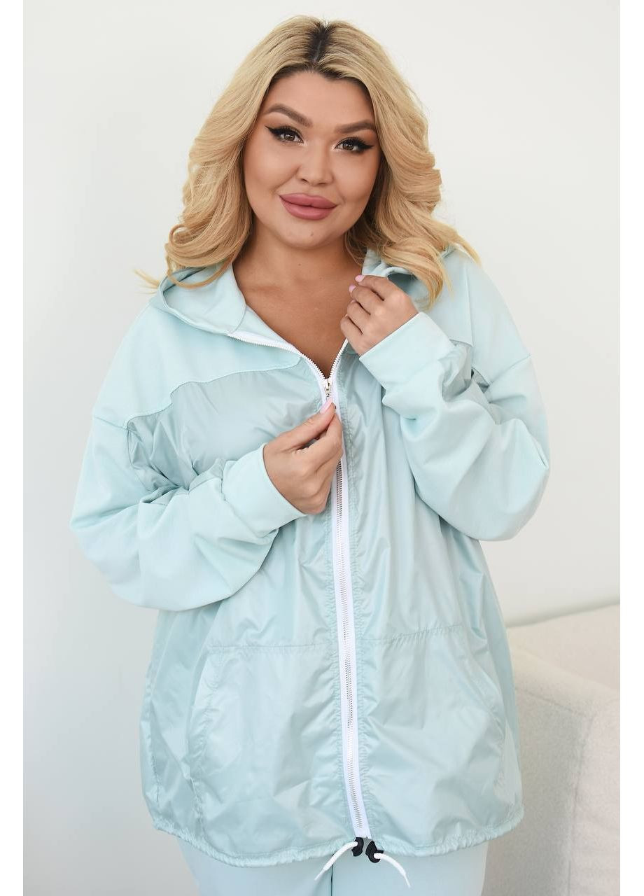 Жіночий спортивний костюм: куртка на блискавці та штани прямого крою MonCher (356462123)