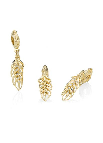 Срібний шарм Пандора "Коштовні колоски" 767586CZ Kabluchka (355344906)