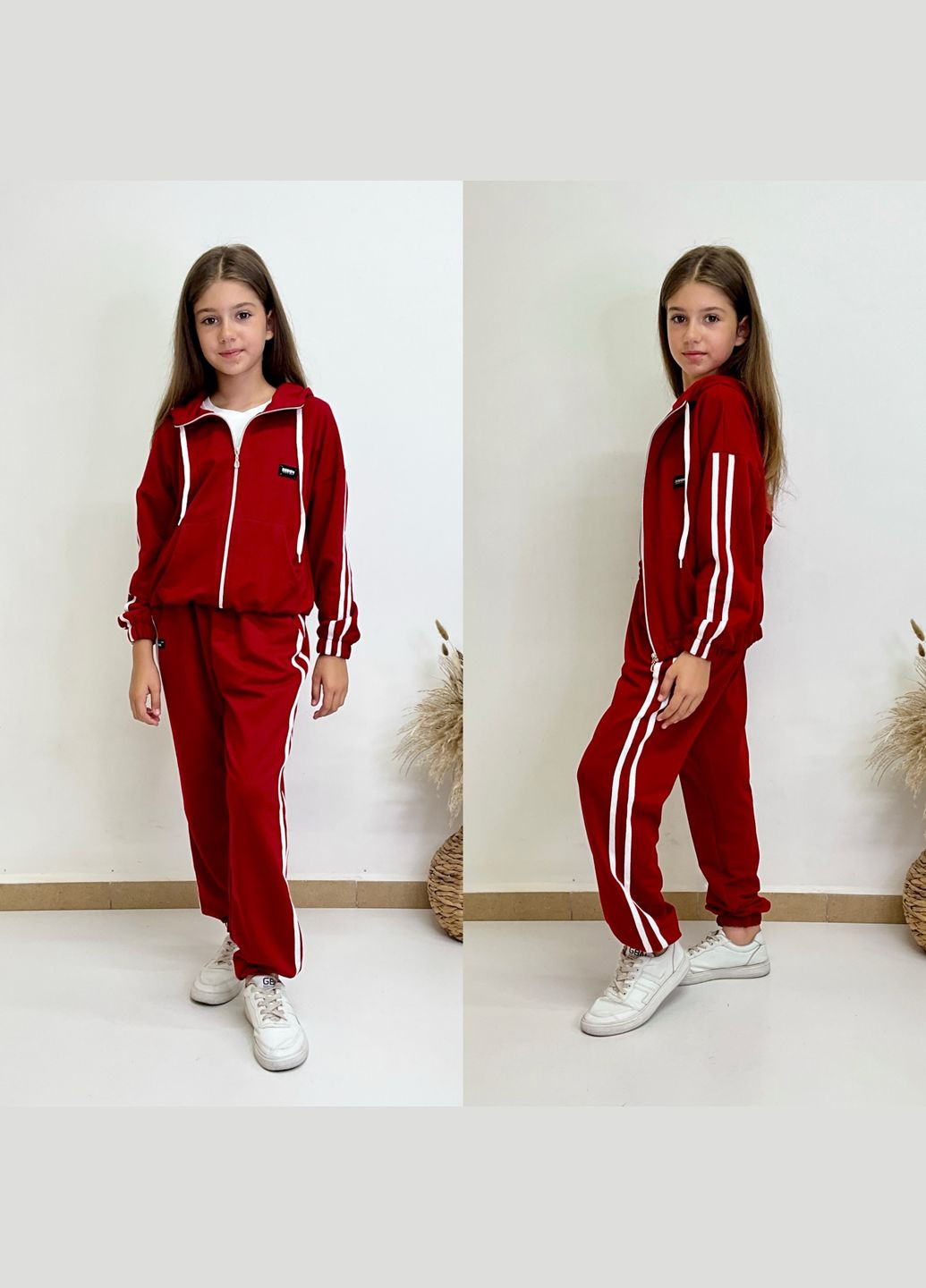 Червоний демісезонний костюм спорт Україна