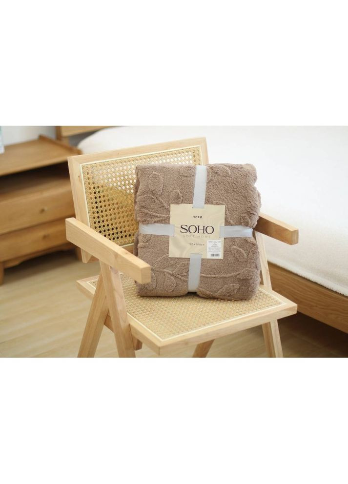 Плед 150х200 см. Twig Beige (1 Twig Beige) Soho (362208728)
