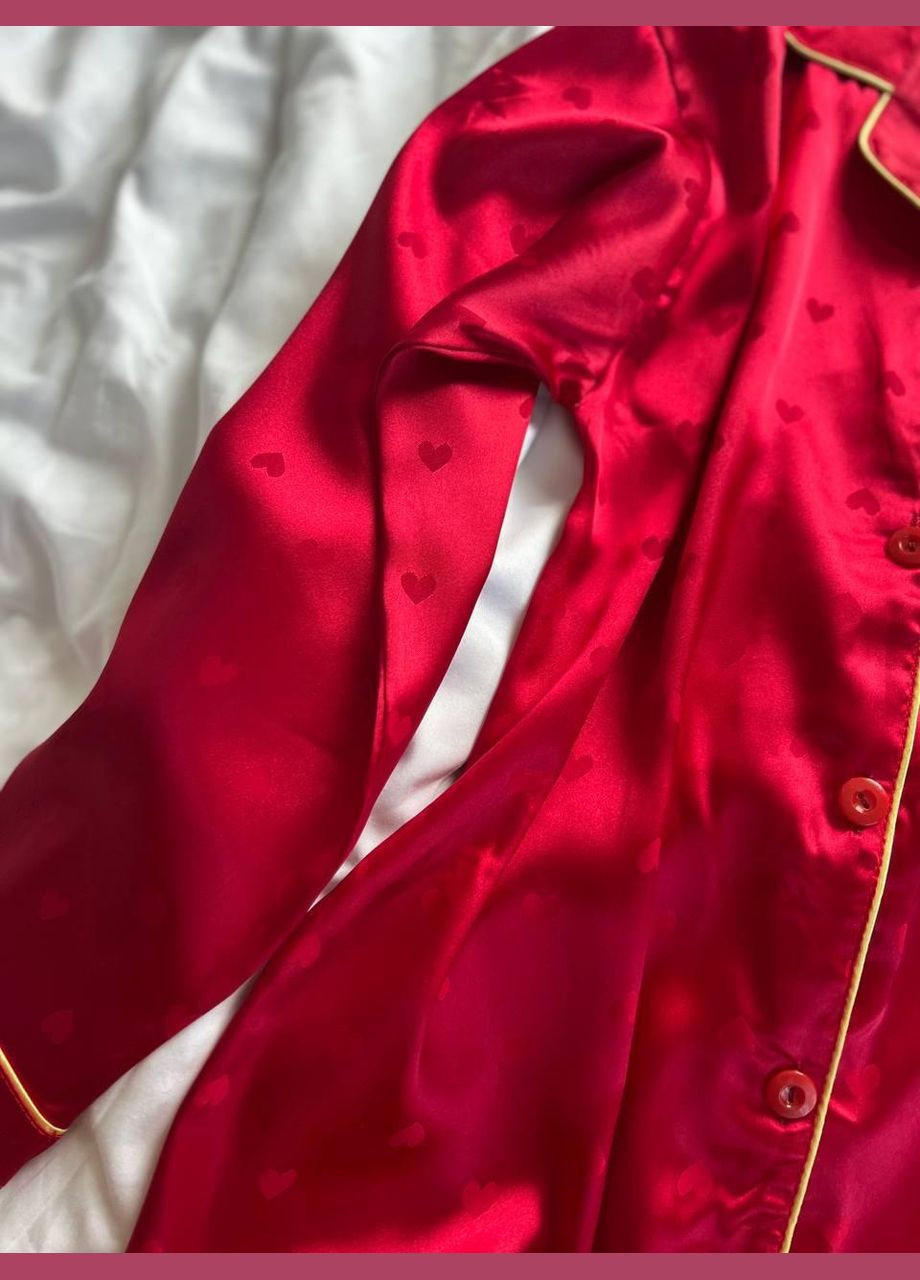 Червона всесезон жіноча піжама 2475 (червона) No Brand