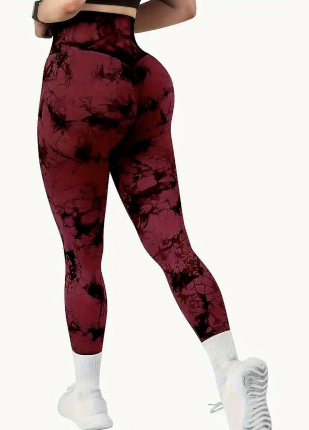 Жіночі спортивні легінси ( лосини ) тай-дай для фітнесу та йоги No Brand (330244988)