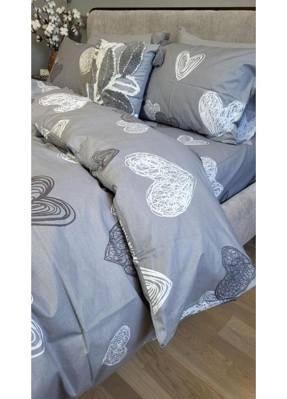 Постельное белье с резинкой Лавия, бязь PREMIUM Евро размер, наволочки 50/70 No Brand (363195497)