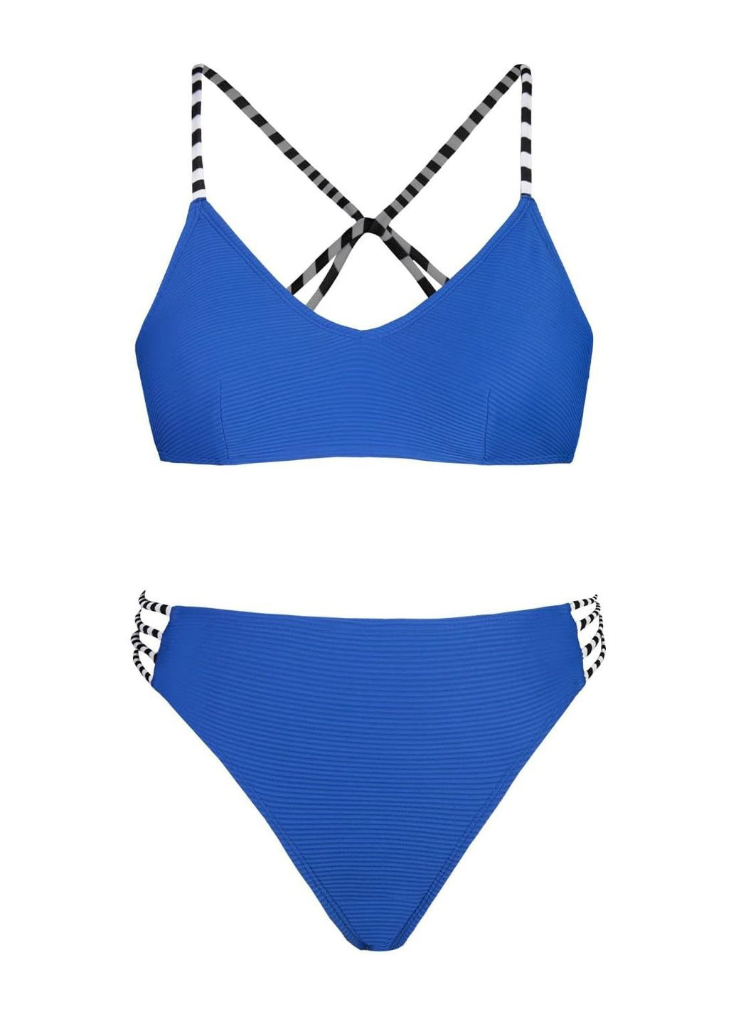 Синій літній купальник CUPSHE