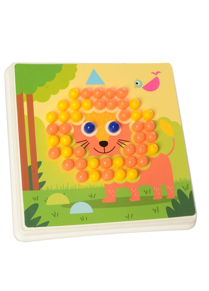 Дитяча мозаїка з трафаретами тварин M7E, 240 деталей (6 кольорів) QML (302385306)