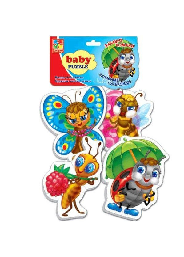 Бебі пазли "Веселі комашки" VT1106-82 (укр) Vladi toys (305696799)