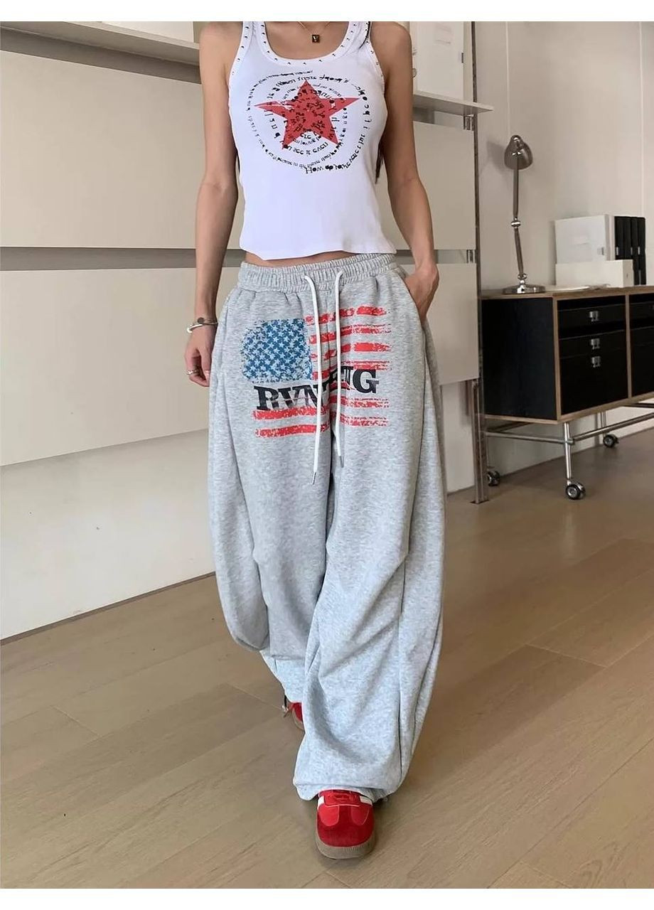 Брюки с широким кроем No Brand (369135595)