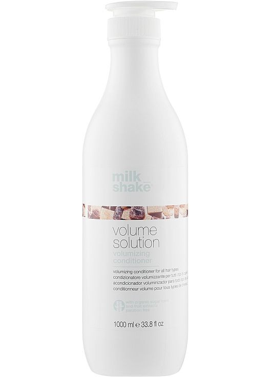 Кондиціонер для додання об'єму Volume Solution Volumizing Conditioner 1000ml (766959-76171) Milk Shake (368659390)