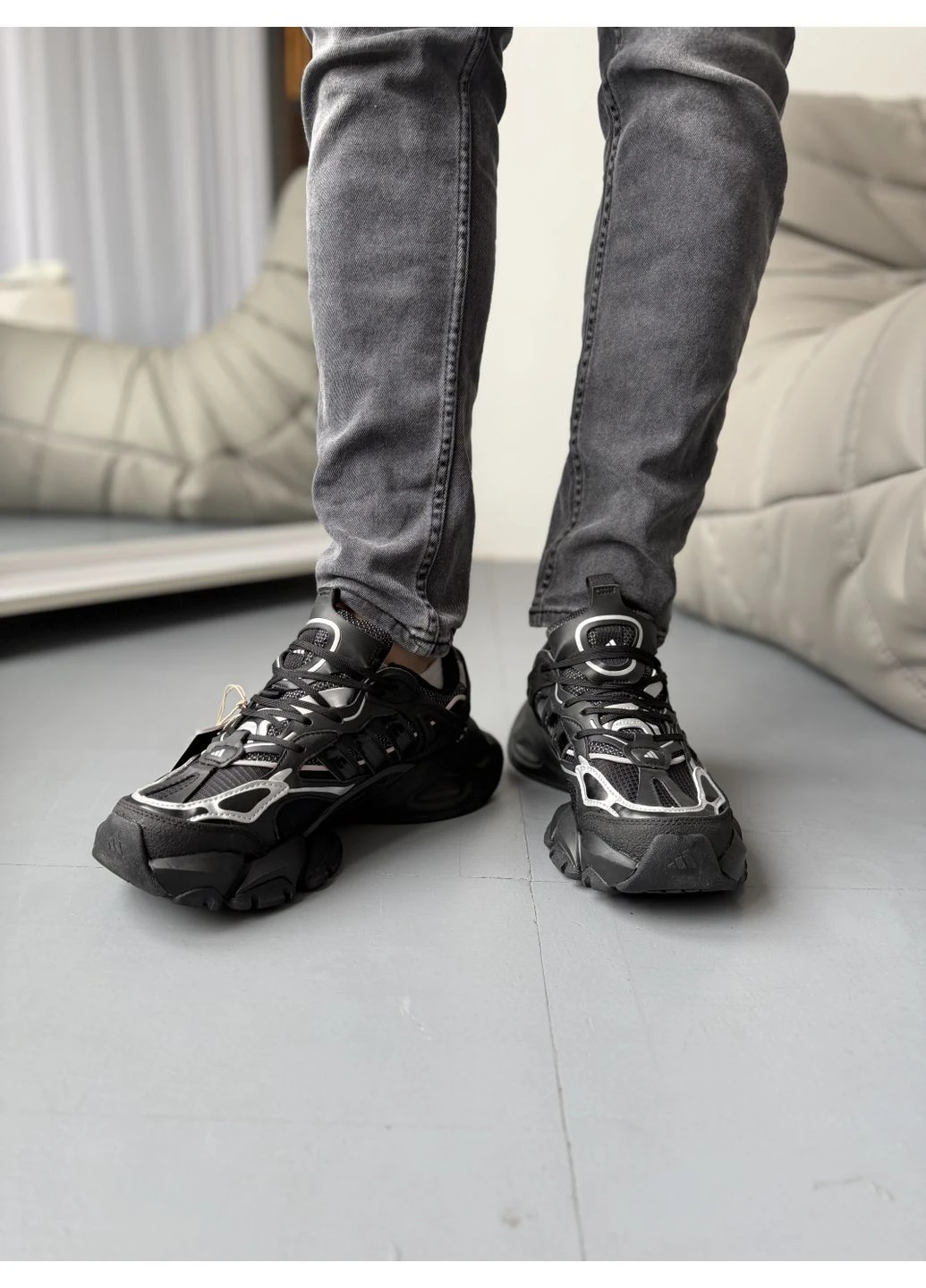 КРОССОВКИ ЖЕНСКИЕ NIKE VENTO XLG DELUXE BLACK НАЙК ВЕНТО ЧЕРНЫЕ No Brand чёрные демисезоны (390651158)