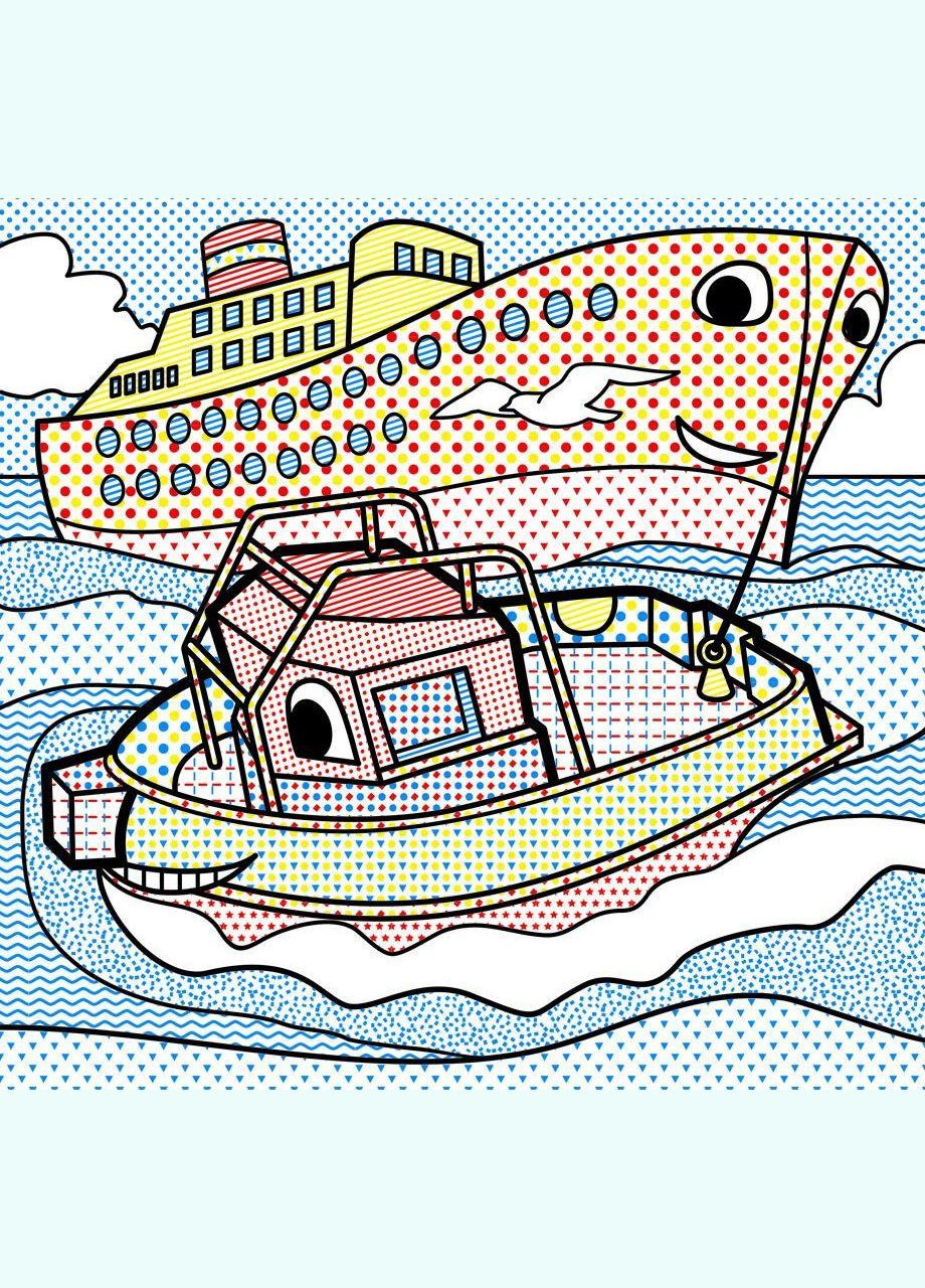 Водные раскраски. Корабли Кристал Бук (316084336)