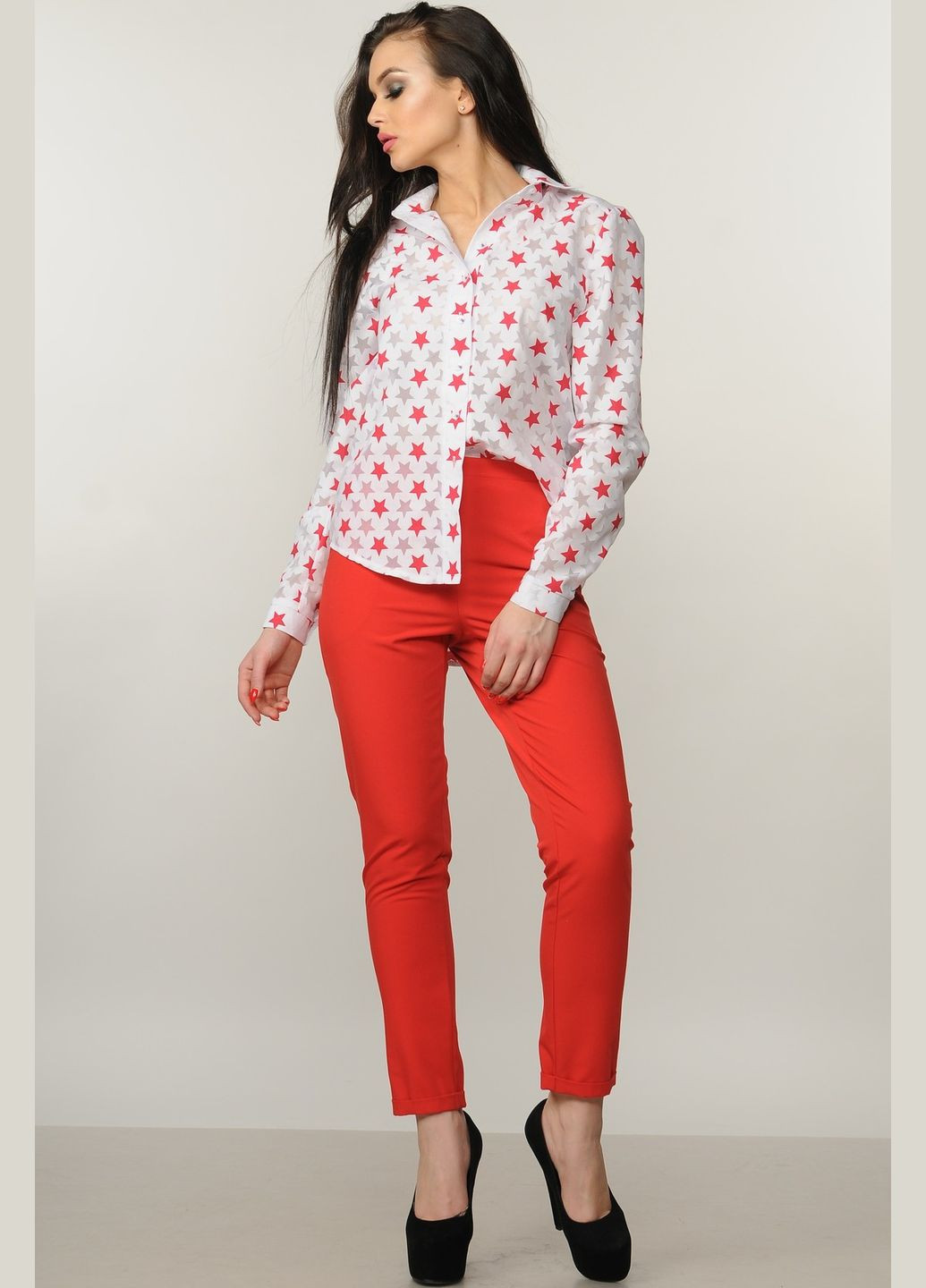 Брюки женские с высокой посадкой и эластичной резинкой сзади (БР 5.1-14/18) RiMari (334894115)