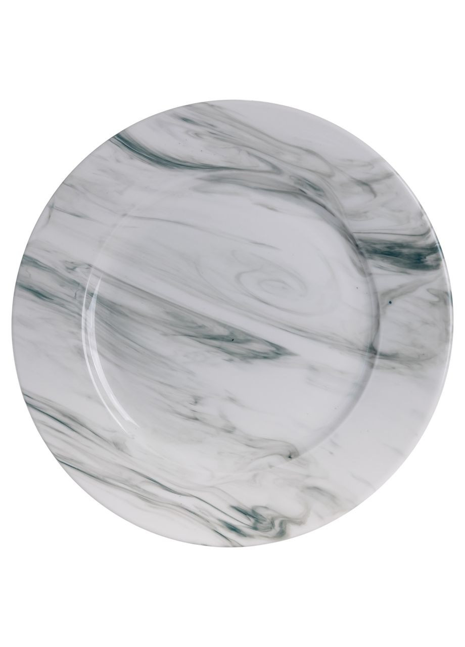 Столовый набор посуды тарелок и чашек 16 предметов на 4 персоны Marmor фарфоровый, обеденный столовый сервиз тарелок MD-16-2G Yiwu (369388044)