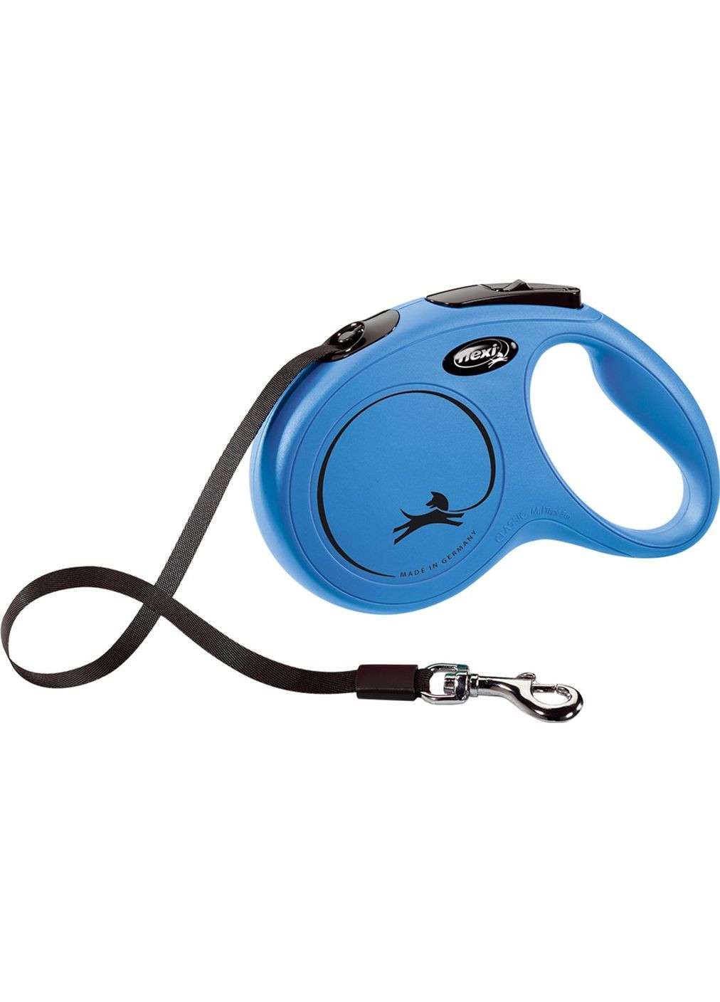 Поводок-рулетка Classic M 5 м Синий (4000498032213) Flexi (322423362)