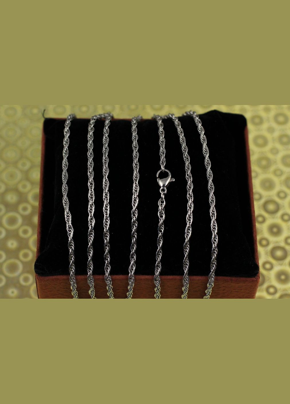 Цепь канатик 45 см 2 мм серебристая Xuping Jewelry (317269537)