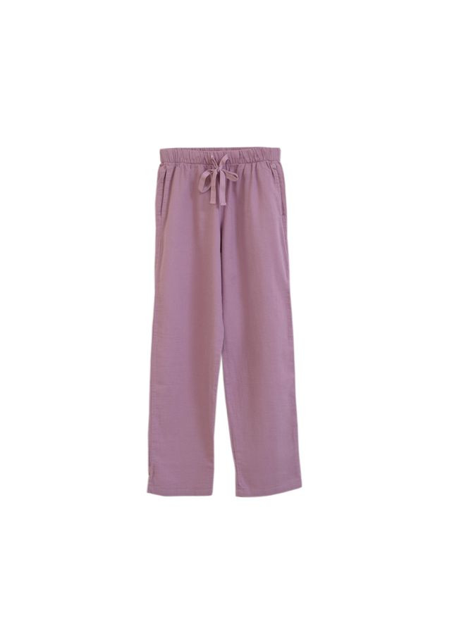 Сиреневая всесезон пижама женская home - porta сиреневый l рубашка + брюки Lotus
