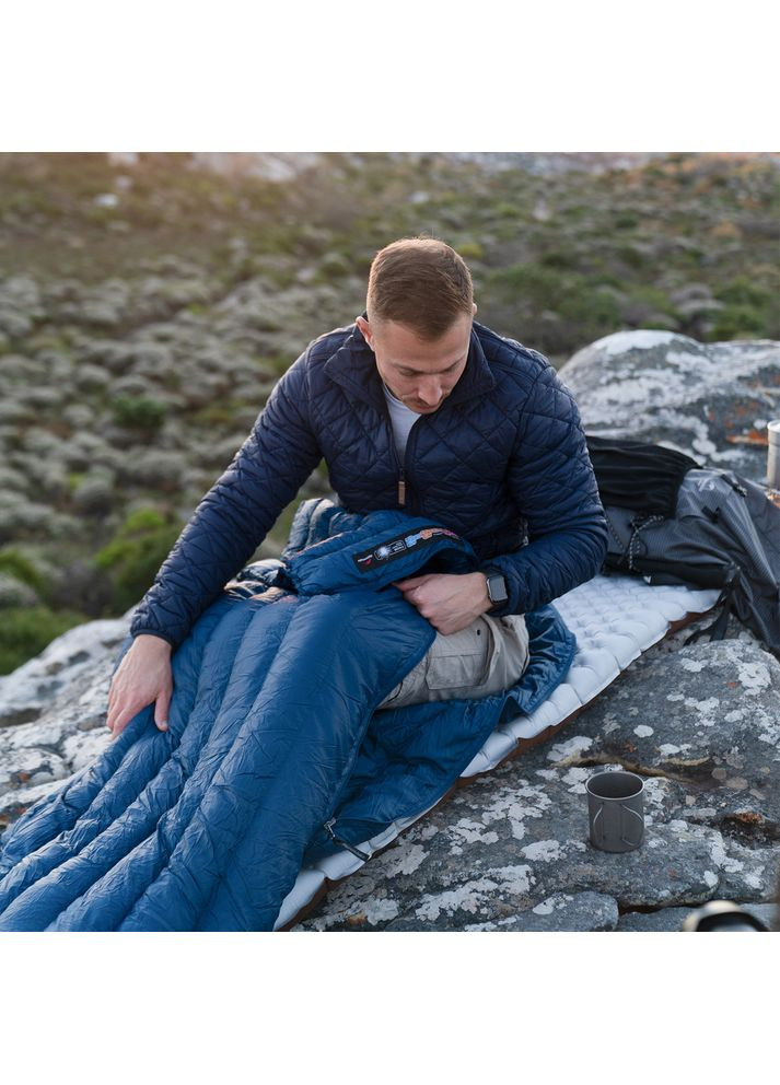 Спальный мешок с натуральным пухом CWM295 CNK2300SD013, голубой (A-017731) Naturehike (363189747)